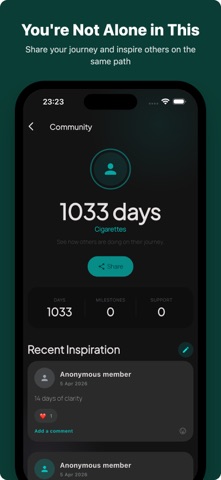 CleanStreak: Sober & NoFap iPhone screenshot