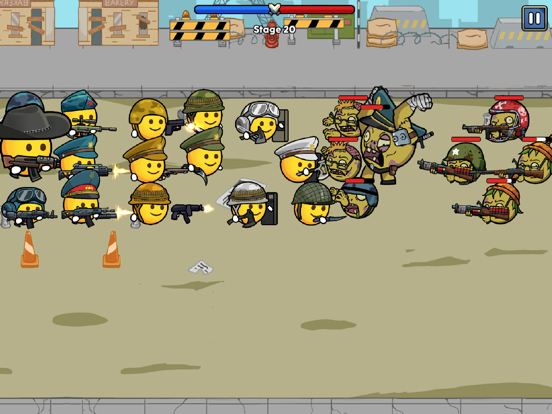 Screenshot #5 pour Emoji vs Zombie Merge Battle
