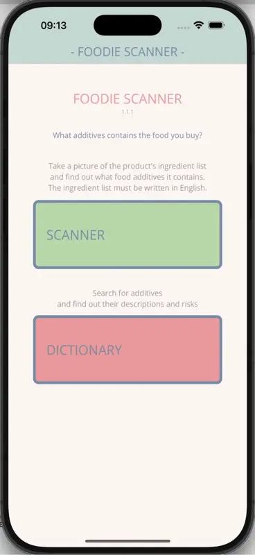 Foodie Scanner screenshot 1 of 6