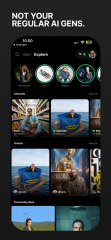 Degen - AI Video, Art & Memes screenshot