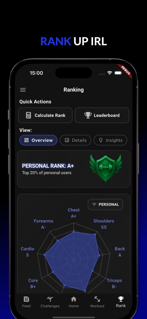 Gym Rank: AI Workout Tracker - App de Salud y forma física | MWM