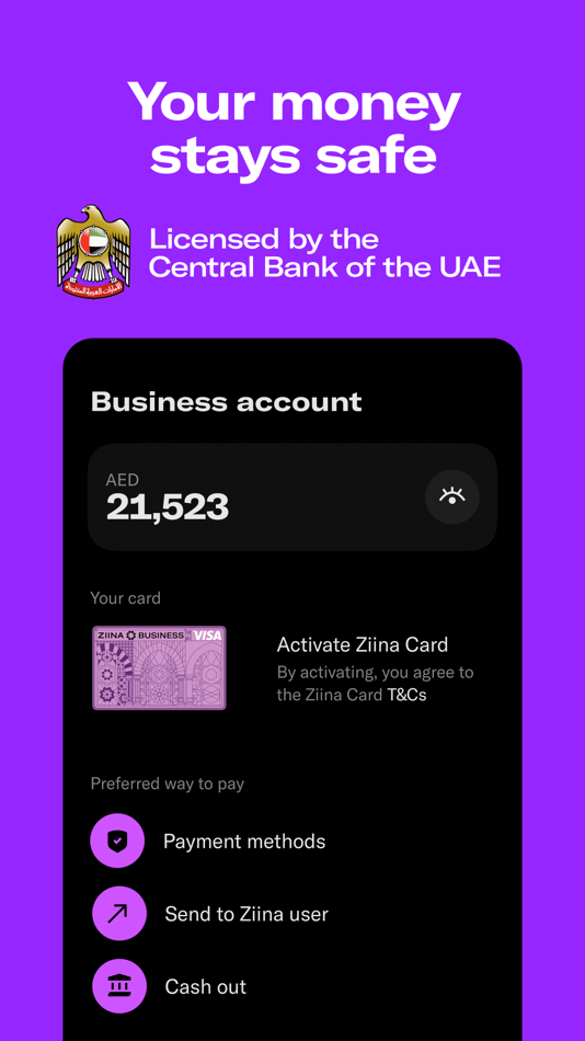 #6. Ziina: Send. Spend. Get Paid. (iOS) От: Ziina, Inc