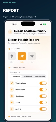 VitalsBud: Pet Health screenshot 10