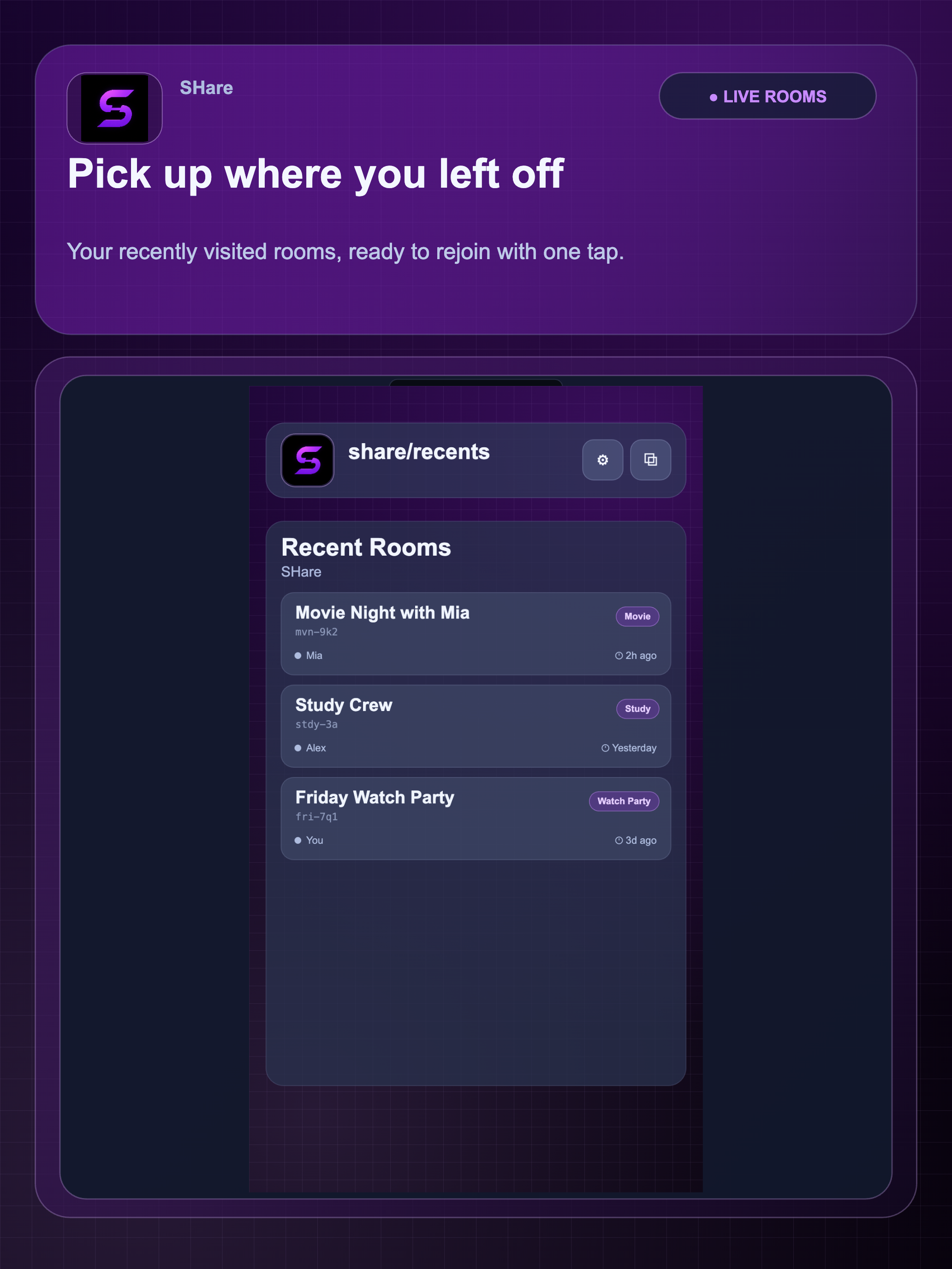 SHare: Watch Together screenshot 9