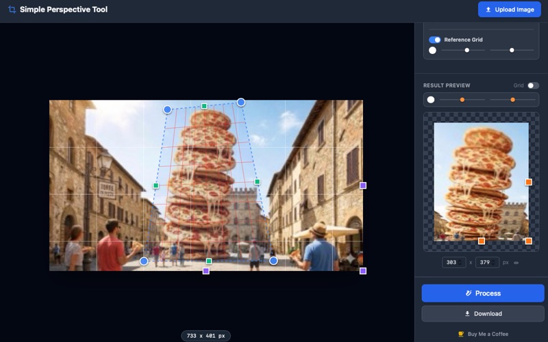 Simple Perspective Tool screenshot