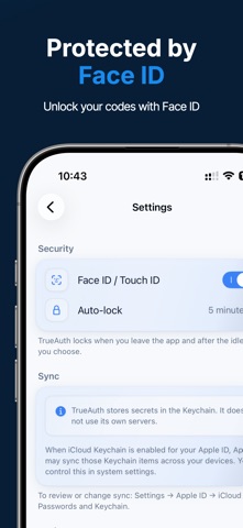 2FA Authenticator: TrueAuth Screenshot 8 of 8