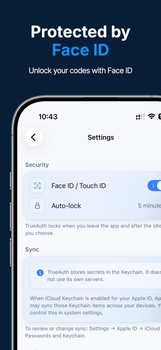 TrueAuth: 2FA Authenticator Screenshot 8 of 8
