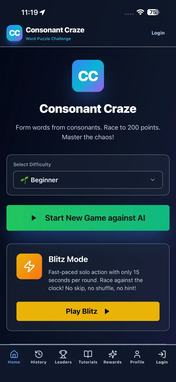 Screenshot #1 pour Consonant Craze