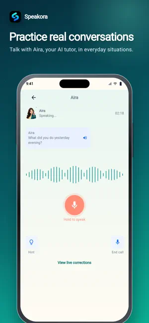 Speakora: AI English Coach screenshot 4