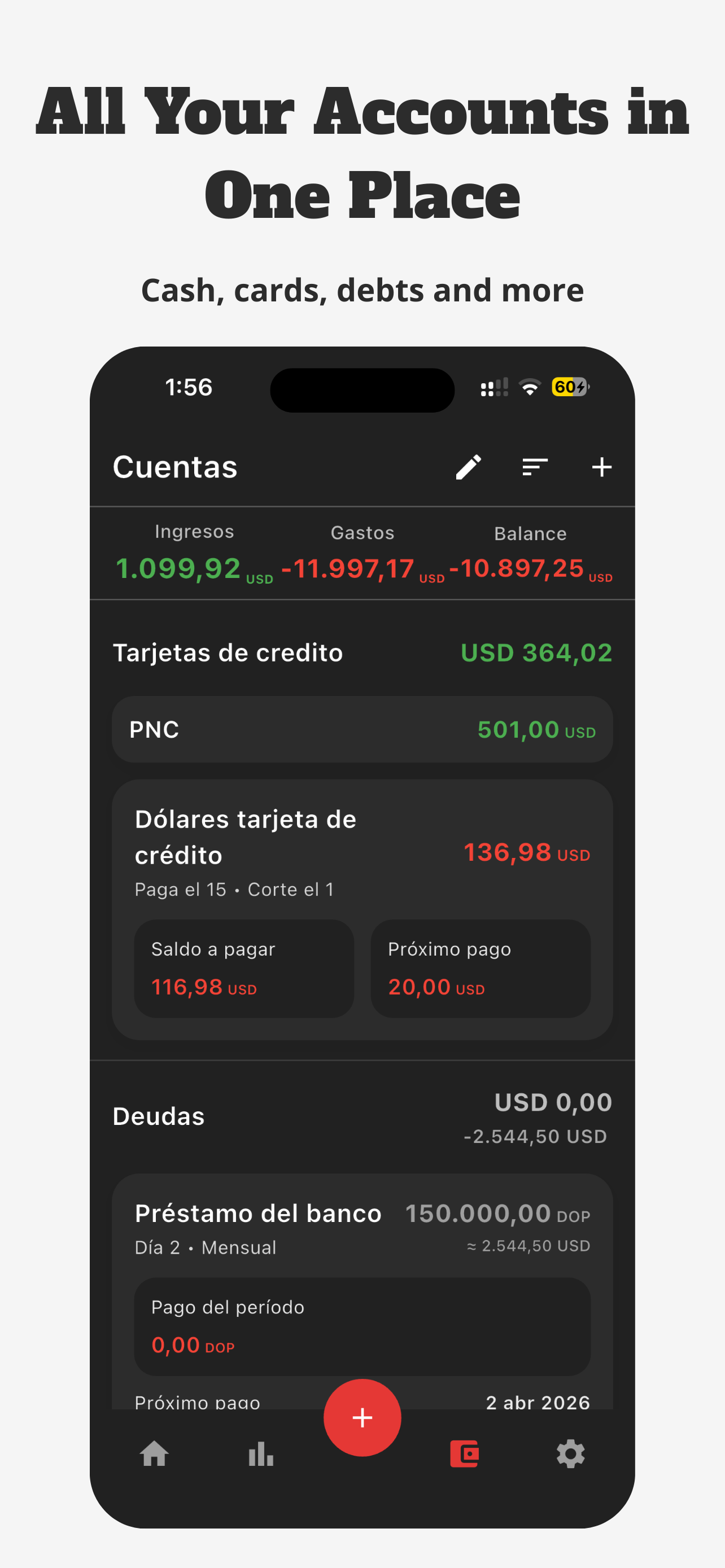 FinClarity Budget Loan Tracker