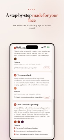 Manu: AI Makeup Tutorials Screenshot 3 of 6