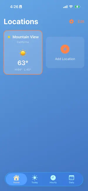 WeatherClear screenshot 2
