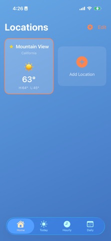 WeatherClear screenshot