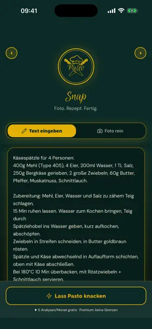 Pasto: Rezepte & Allergene screenshot 2