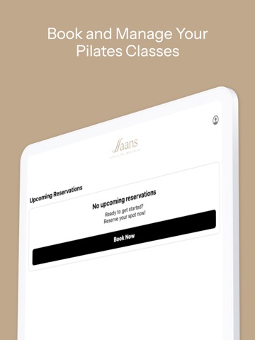 Saans Pilates Studio iPad screenshot