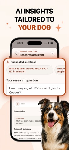 Pup AI: Dog Health Journal iPhone screenshot