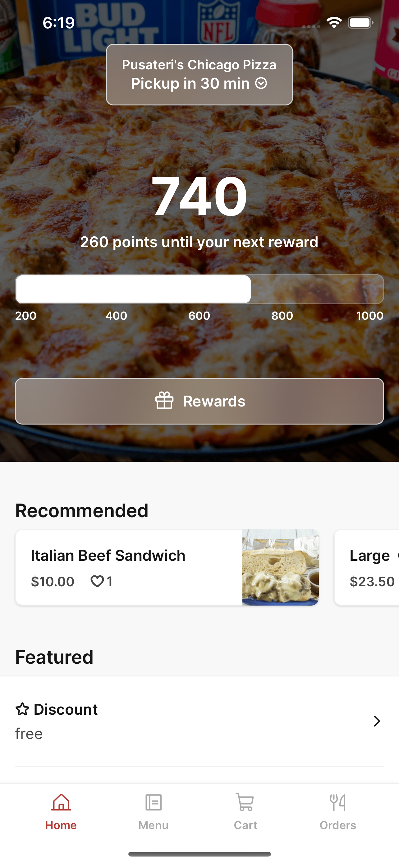 Pusateri's Chicago Pizza