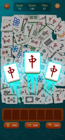 Mahjong Triple Match - 3d Tile iPhone screenshot