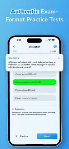 FNP Exam Practice Test Prep screenshot