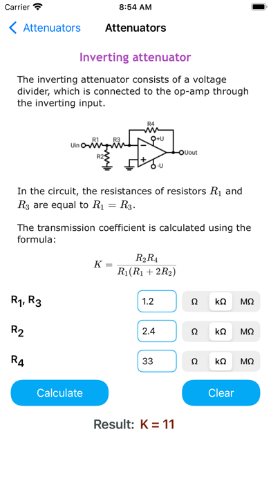 Operational Amplifiers Pro screenshot 5