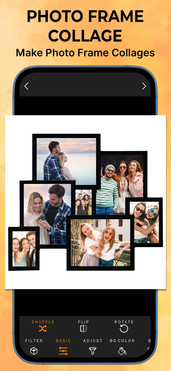 Screenshot #2 pour Créateur de collage de formes
