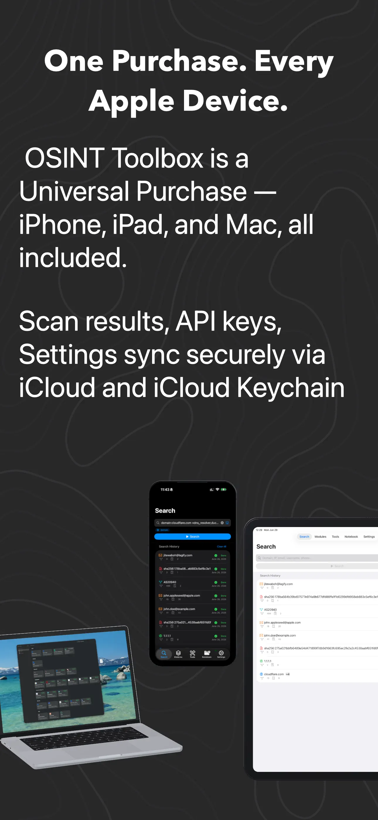 #7. OSINT Toolbox (iOS) Tekijänä: Marcus Roskosch