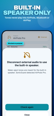 SonicGuard Water Eject & Clean Screenshot 6 of 6