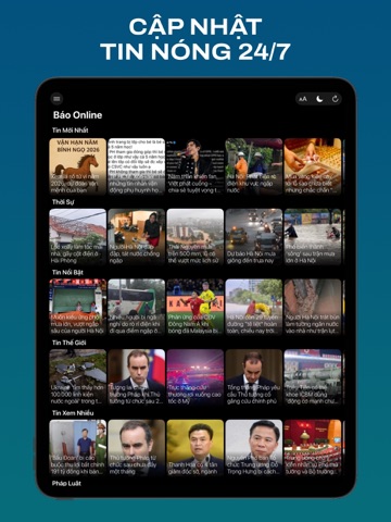 Báo Online: Đọc Báo Mới 24h iPad screenshot