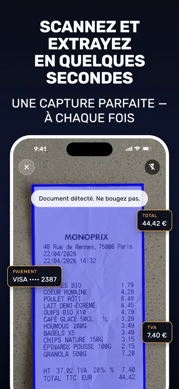 SparkReceipt: Notes de Frais screenshot 5 of 8