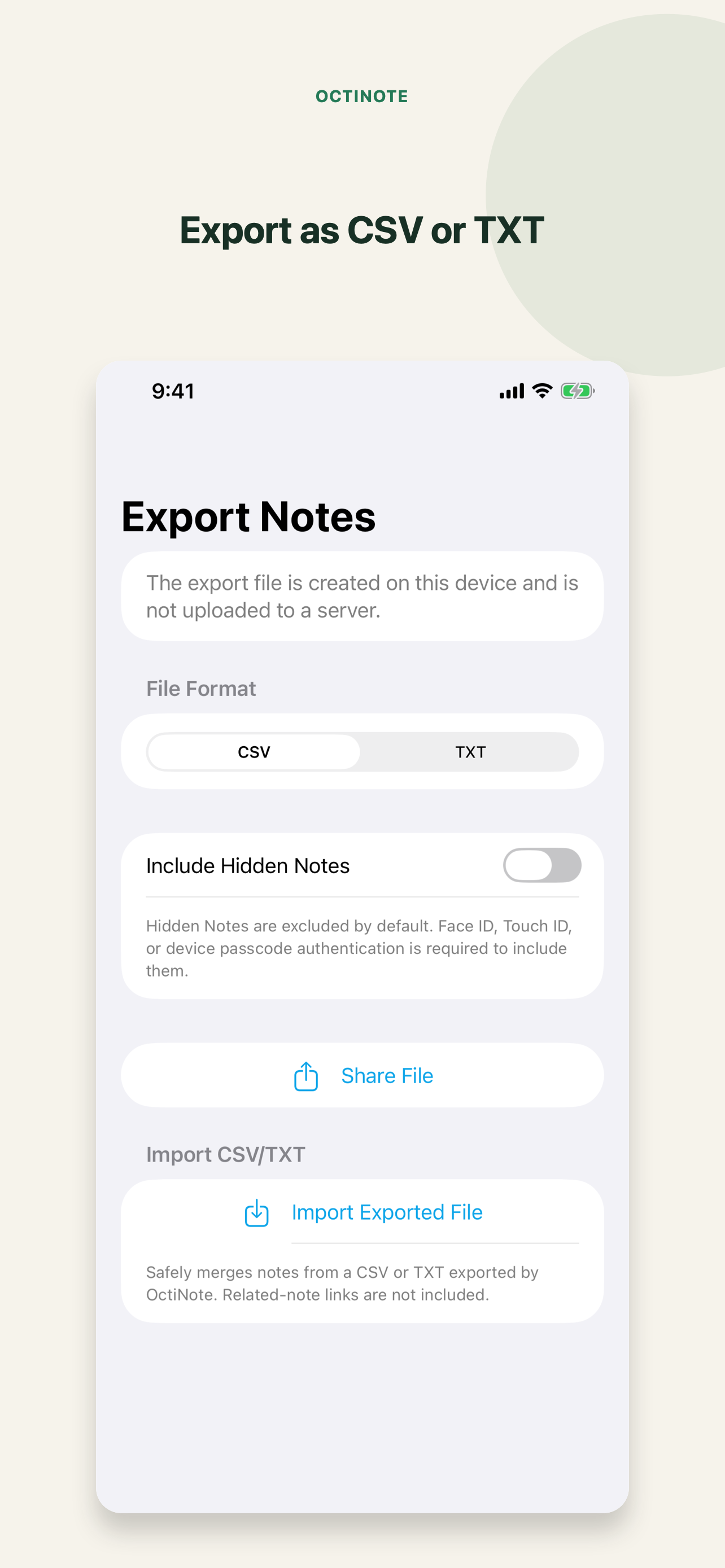 OctiNote screenshot 6