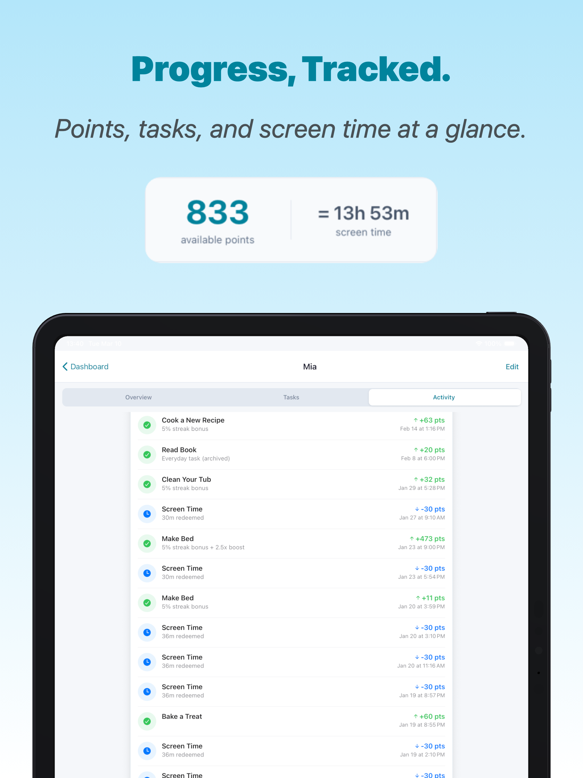 ACT+EARN: Kids Screen Time screenshot 10