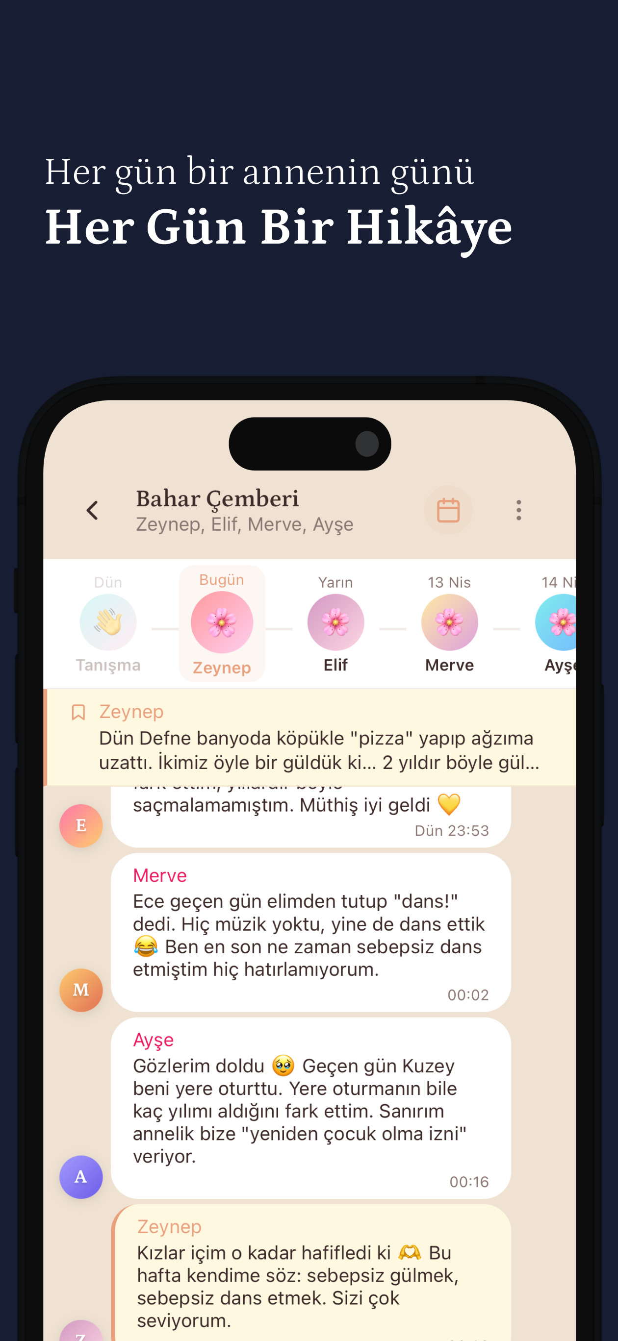 Anne Çemberi: Sohbet & Destek