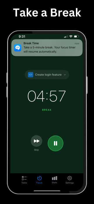 Focus timer for dev : DevMind Screenshot 5 of 10