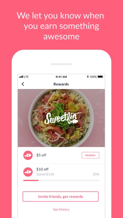 Sweetfin iPhone screenshot 4 - Food & Drink app