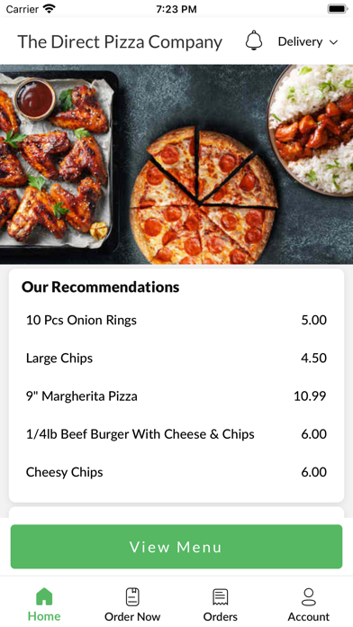 The Direct Pizza Harborough Screenshot