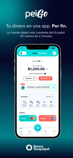 PeiGo: tu dinero en una app screenshot 1