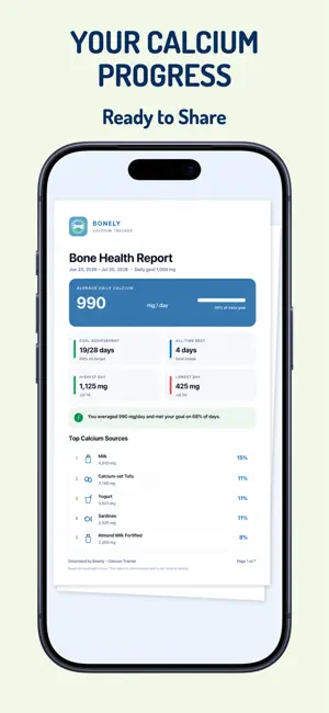 Bonely – Calcium Tracker screenshot 3
