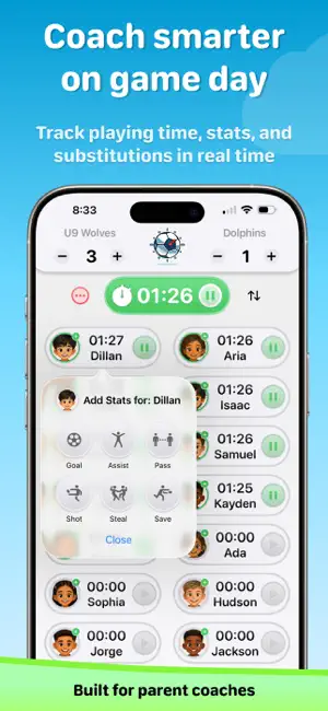 Soccer Time - Coach Timer screenshot 1