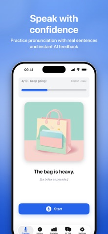 Articulate: AI Pronunciation iPhone screenshot