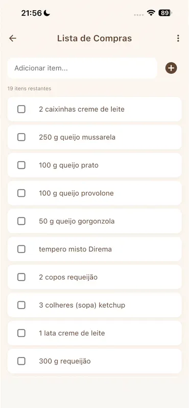 Caderninho de Receitas screenshot 4 of 6