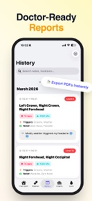 Migraine Tracker: Relief AI screenshot