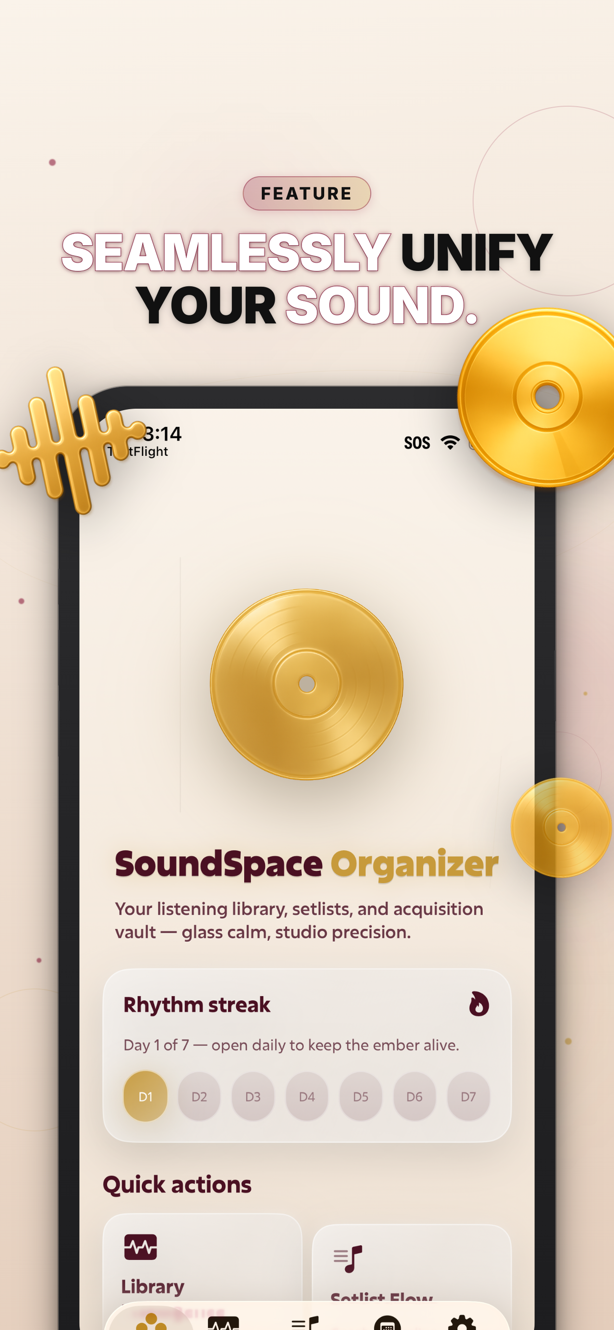 SoundSpace Organizer