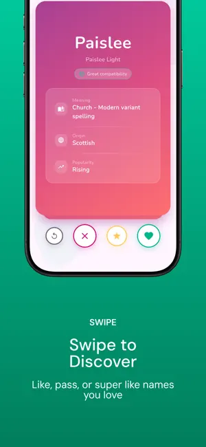 Neimr: Baby Name Matcher screenshot 2