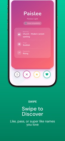 Neimr - Swipe & Find Names screenshot