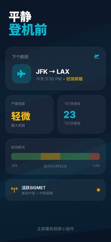 颠簸预报 - 航班气象 screenshot