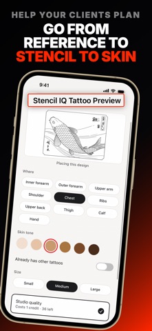 Tattoo Stencil Maker: IQ Screenshot 4 of 9