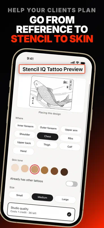 Tattoo Design AI: StencilIQ screenshot 4 of 9
