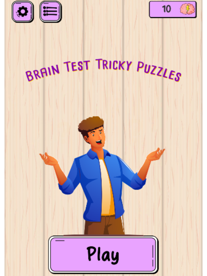 #1. Brain Games-Test Tricky Puzzle (iOS) By: Mohsan Ali