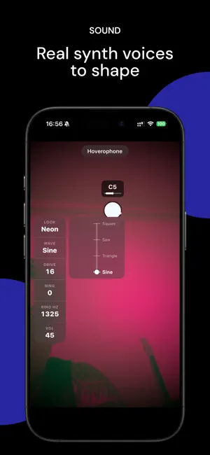 Hoverophone: Theremin Synth screenshot 3