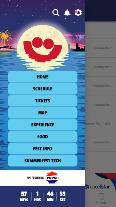 Official Summerfest 2024 App Screenshot